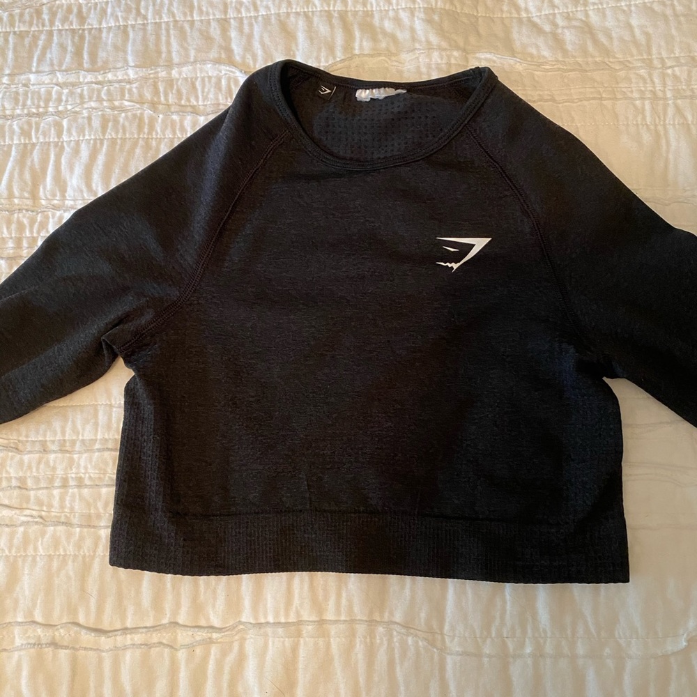 Gym Shark Cropped Long Sleeve